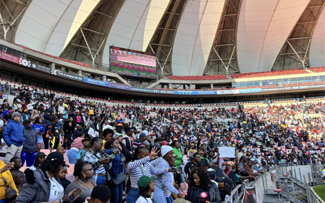 Electric atmosphere as 30k fans enjoy incident – free soccer spectacle at Nelson Mandela Bay Stadium
